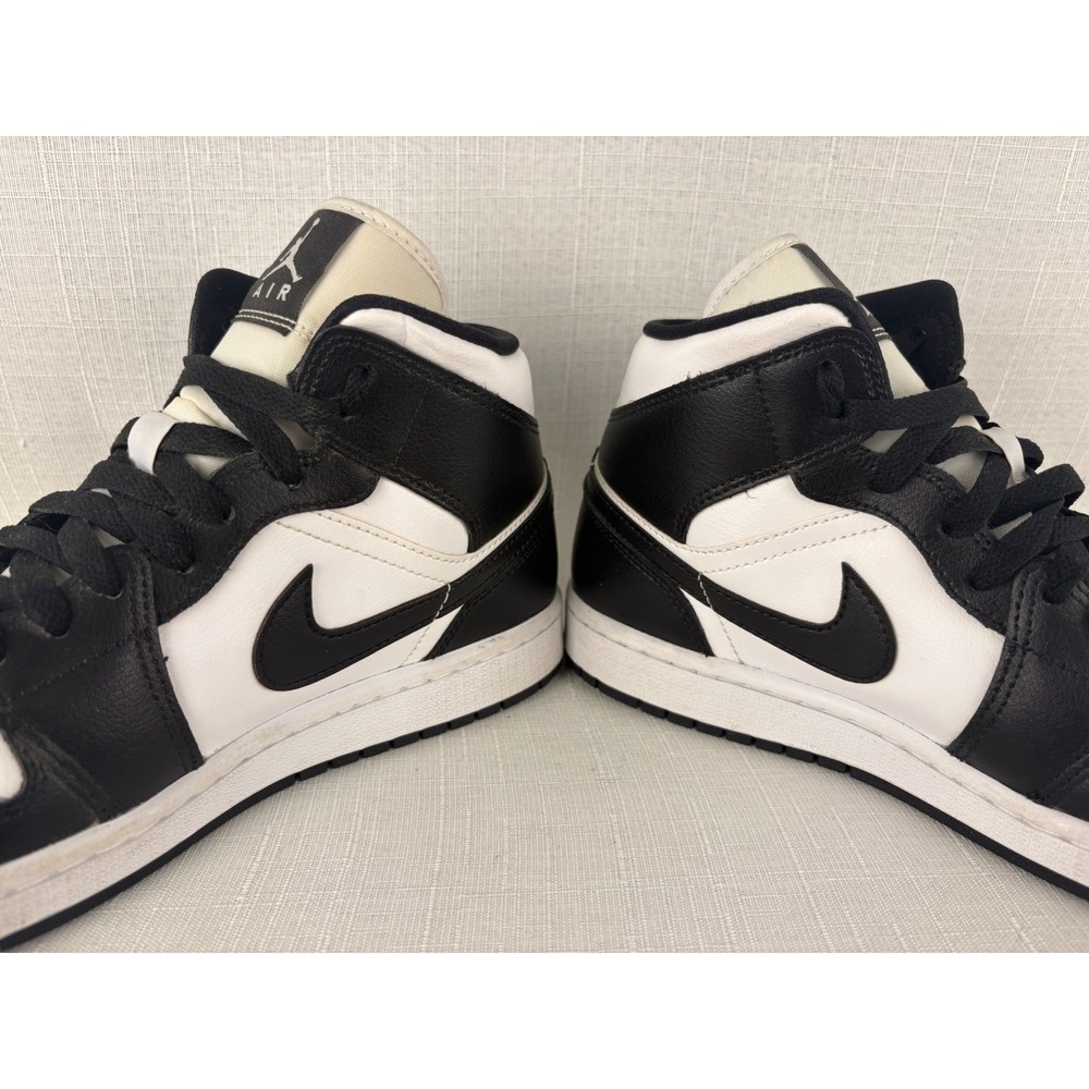 Nike Air Jordan 1 Mid Panda Black White Womens Sneakers DV0991-101 Size 9 - Picture 3 of 4